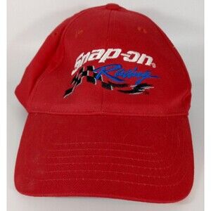 Vintage Snap-on Racing Hat Snap Back Officially Licensed Product Red New